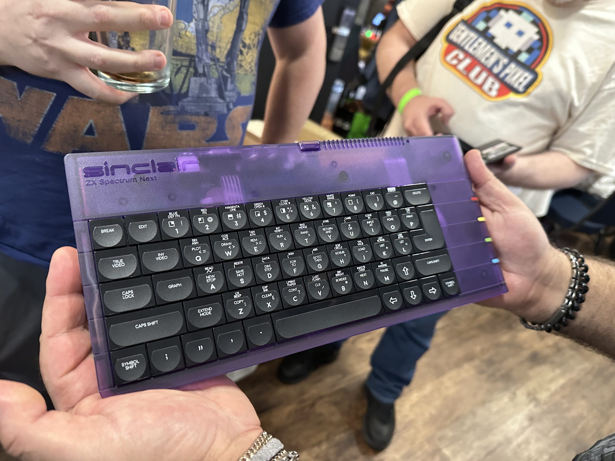 Purple ZX Spectrum Next